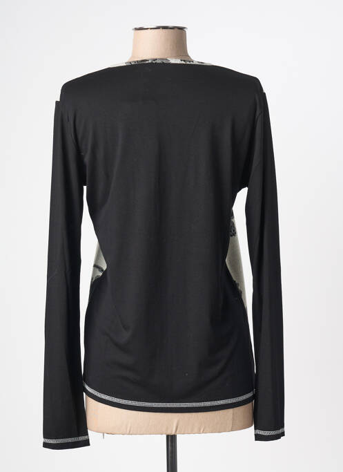 Gilet manches longues noir KATMAI femme