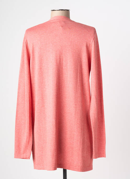 Gilet manches longues rose KATMAI femme