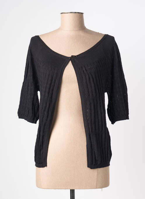 Gilet manches courtes noir YERSE femme