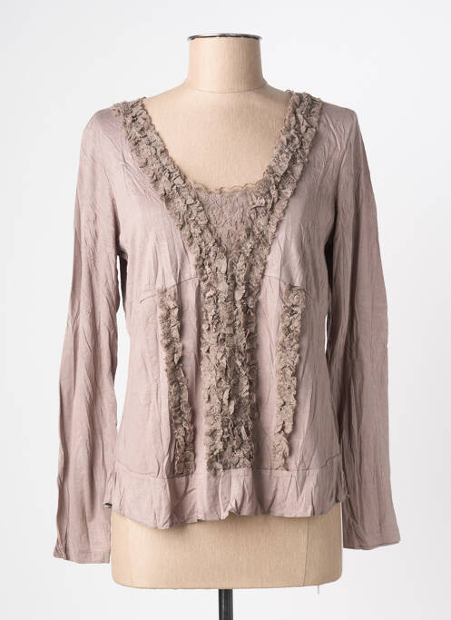 Top marron KATMAI femme