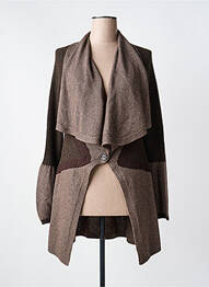 Gilet manches longues stretch marron ALDO MARTIN'S femme