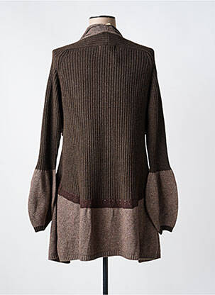 Gilet manches longues stretch marron ALDO MARTIN'S femme