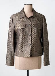 Veste casual poches marron FEDORA femme