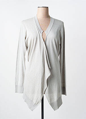 Gilet manches longues stretch gris YERSE femme
