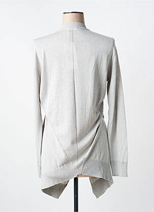 Gilet manches longues stretch gris YERSE femme