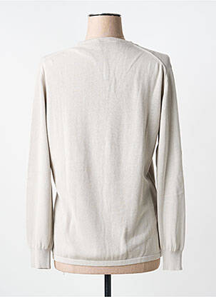 Gilet manches longues stretch gris MAURICE ABOT femme