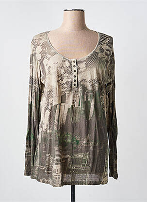 T-shirt manches longues manches longues beige YERSE femme