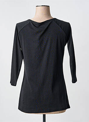 T-shirt manches 3/4 manches 3/4 noir YERSE femme