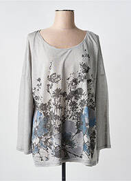 T-shirt manches longues manches longues gris YERSE femme