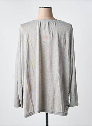 T-shirt manches longues manches longues gris YERSE femme