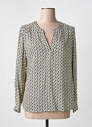 Blouse tissage popeline manches longues beige LE PETIT BAIGNEUR femme
