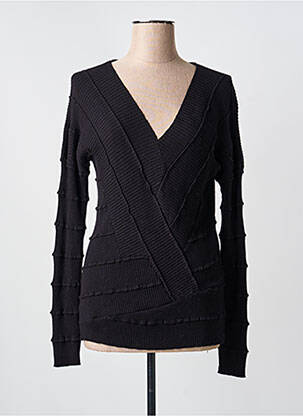 Pull coupe cintrée manches longues noir ALDO MARTIN'S femme
