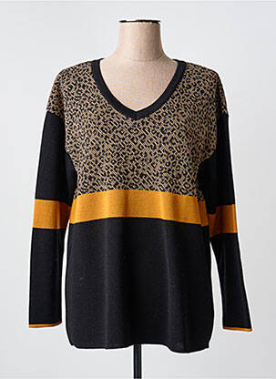 Pull coupe cintrée manches longues noir LE PETIT BAIGNEUR femme