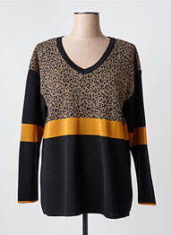 Pull coupe cintrée manches longues noir LE PETIT BAIGNEUR femme