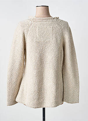 Pull tissage chiné manches longues beige ALDO MARTIN'S femme
