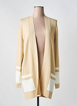 Gilet manches longues beige KATMAI femme