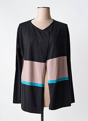 Gilet manches longues noir KATMAI femme