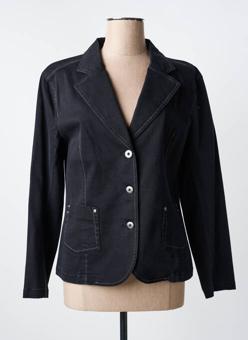 Blazer poches noir CLAUDE DE SAIVRE femme