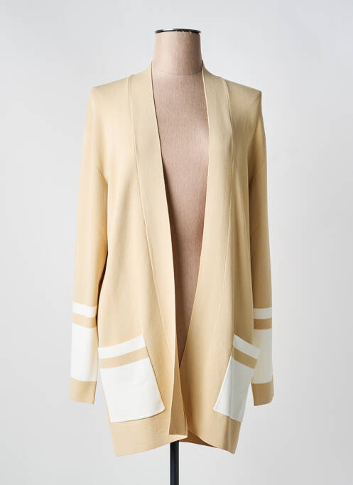 Gilet manches longues beige KATMAI femme