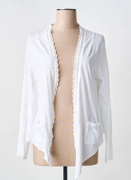Gilet manches longues blanc YERSE femme