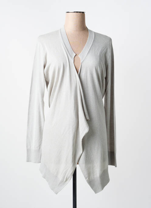 Gilet manches longues gris YERSE femme