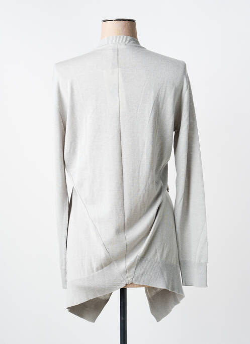 Gilet manches longues gris YERSE femme