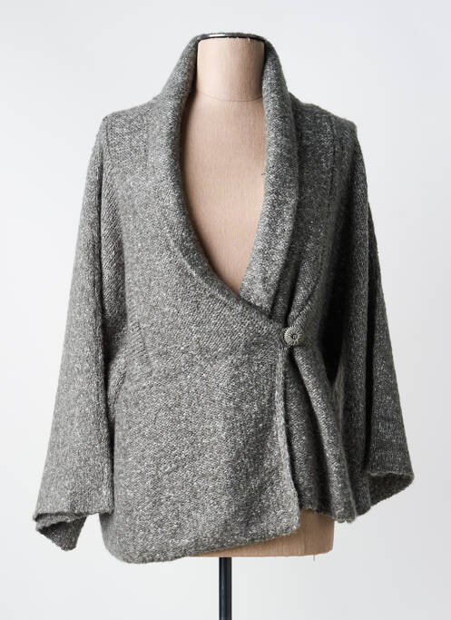 Gilet manches longues stretch vert LEWINGER femme