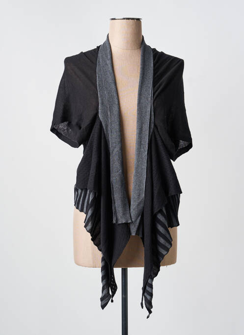 Gilet manches courtes noir YERSE femme