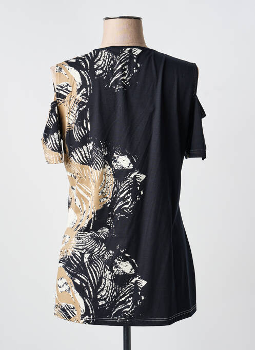 T-shirt noir CLAUDE DE SAIVRE femme