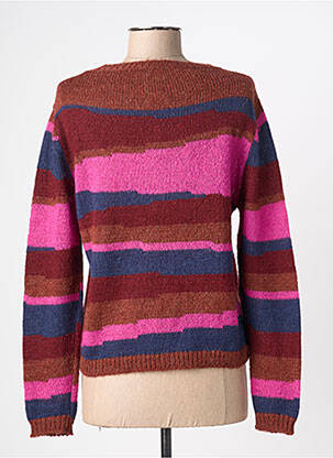 Pull stretch manches longues rose LE PETIT BAIGNEUR femme