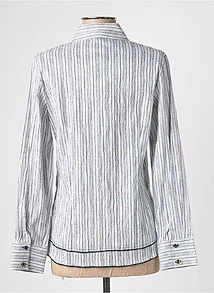 Chemisier coupe cintrée manches longues gris LEWINGER femme
