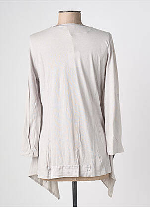 Tunique manches longues col rond gris YERSE femme
