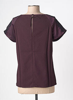 Top manches courtes manches courtes violet AN' GE femme