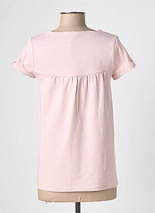 T-shirt stretch manches courtes rose YERSE femme