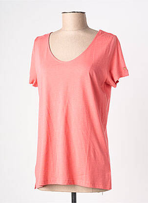 T-shirt stretch manches courtes rose KATMAI femme