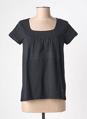 T-shirt stretch manches courtes noir YERSE femme