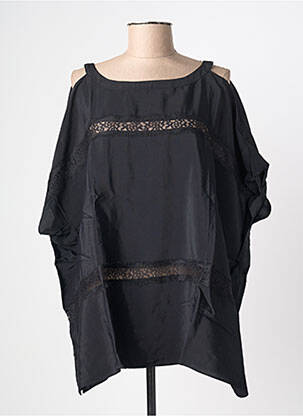 Tunique manches courtes noir AN' GE femme