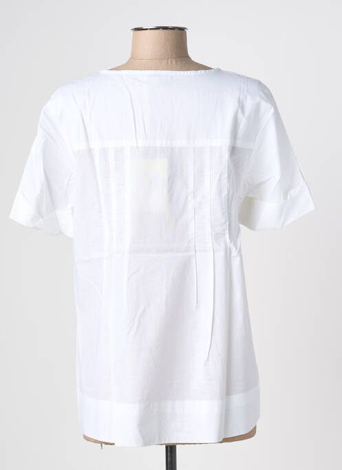 Blouse légère et transparente manches courtes blanc ARMOR LUX femme