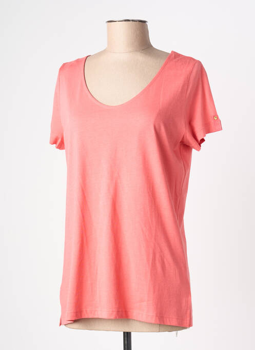 T-shirt stretch manches courtes rose KATMAI femme
