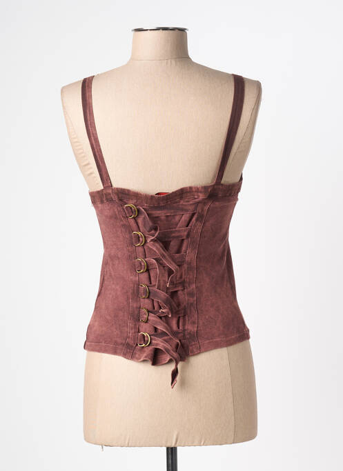 Top tissage jersey fines bretelles rouge ALDO MARTIN'S femme