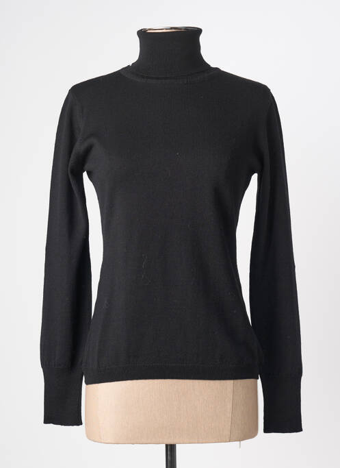 Pull col roulé noir YERSE femme