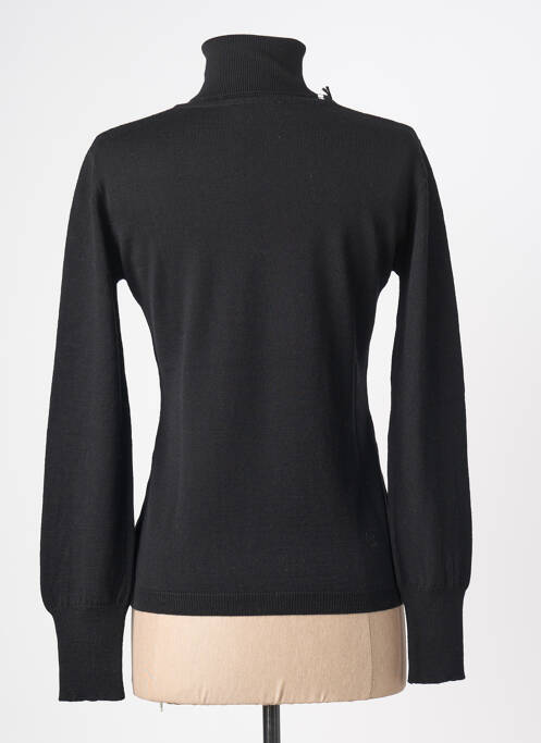 Pull col roulé noir YERSE femme