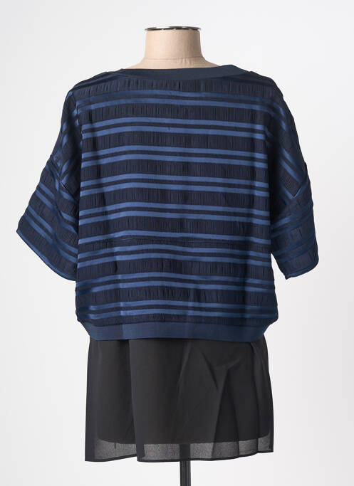 Tunique manches courtes bleu AN' GE femme