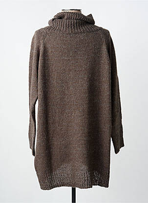 Pull tunique stretch manches longues vert YERSE femme
