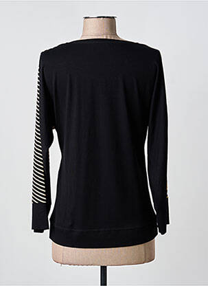 T-shirt col v manches courtes noir KATMAI femme