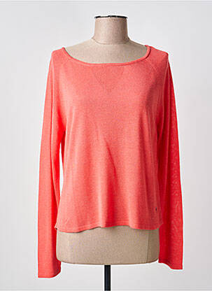 Pull stretch manches longues rose KATMAI femme