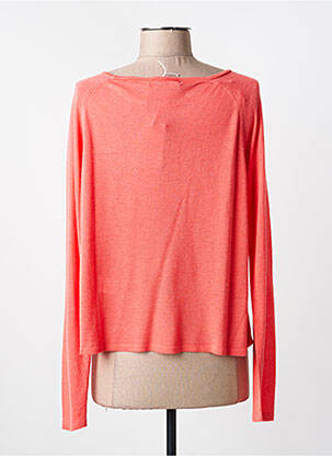 Pull stretch manches longues rose KATMAI femme