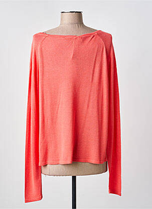 Pull stretch manches longues rose KATMAI femme