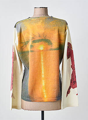 Pull coupe cintrée manches longues violet FINETTE femme