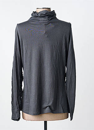 Top stretch manches longues gris CAP JULUCA femme